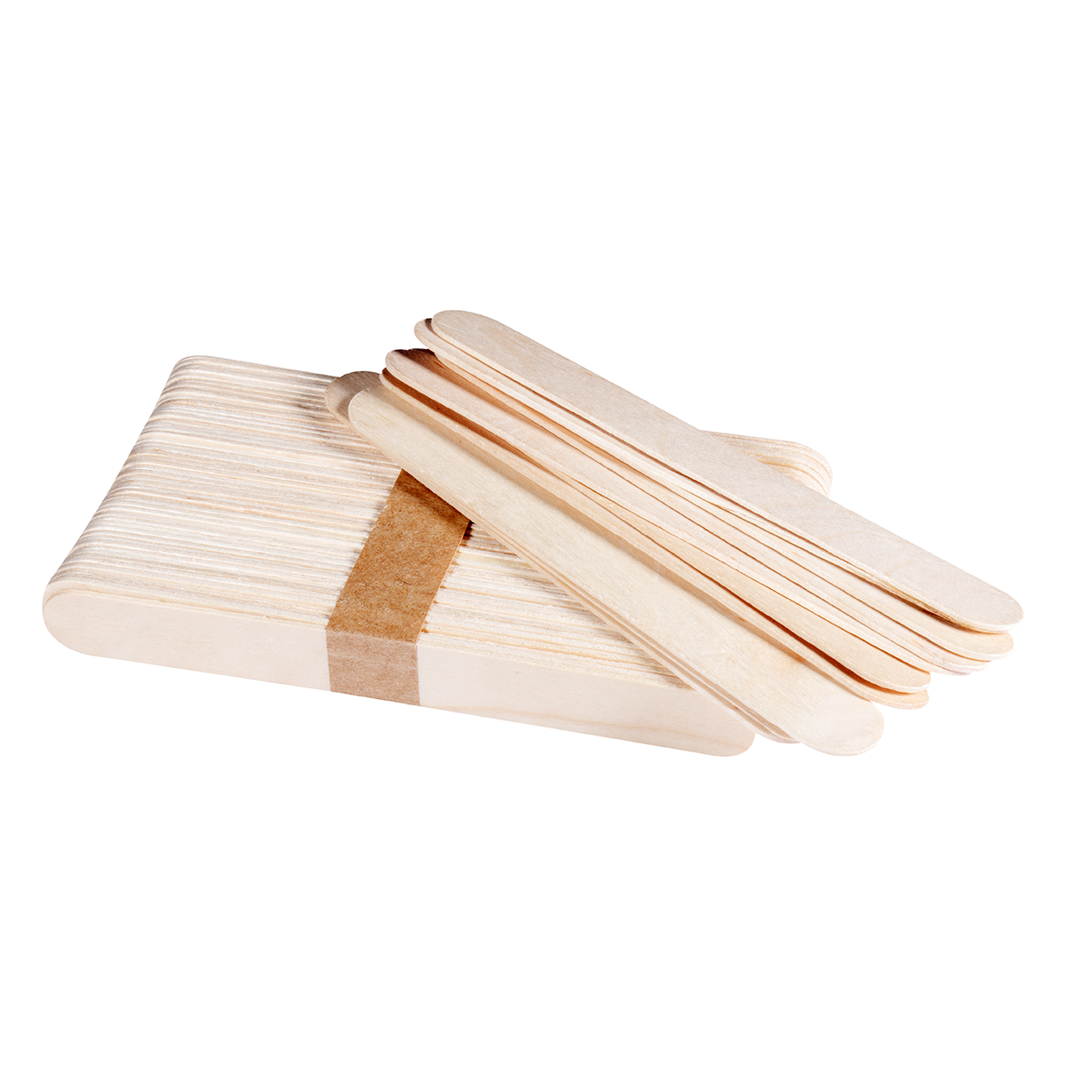 100Pcs Wood Wax Spatulas Waxing Applicator Sticks Wooden Wax