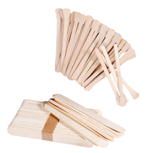 100 Pack  Wax Sticks Wood Waxing Spatulas