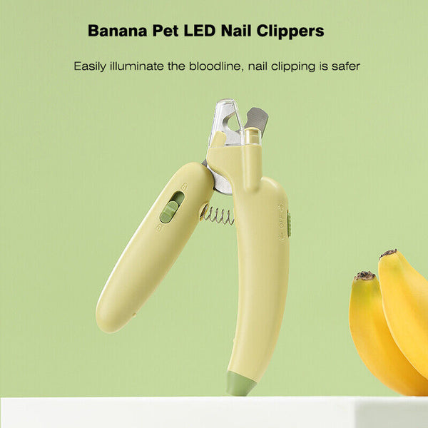 Dog Cat Nail Clippers Light Trimmer Tool Toe Claws pet led nail clippers