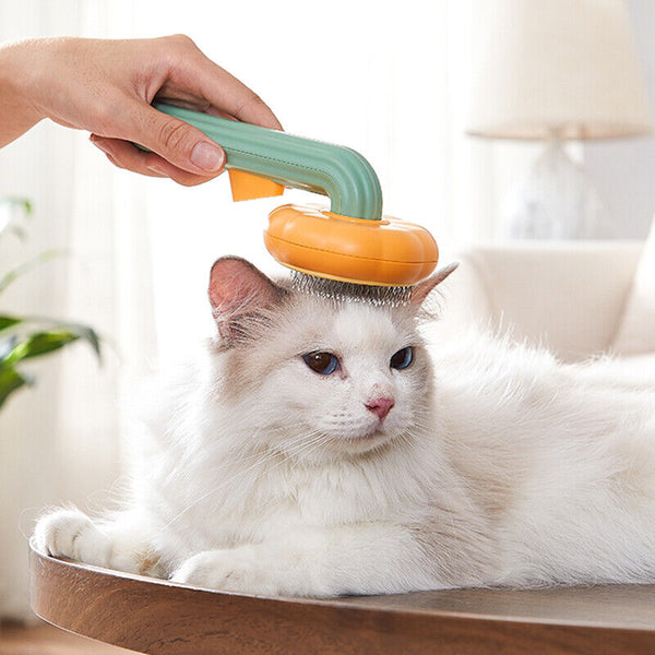 Pet Hair Brush Dog Cat comb Deshedding Self Cleaning Brush – GOODAY LTD